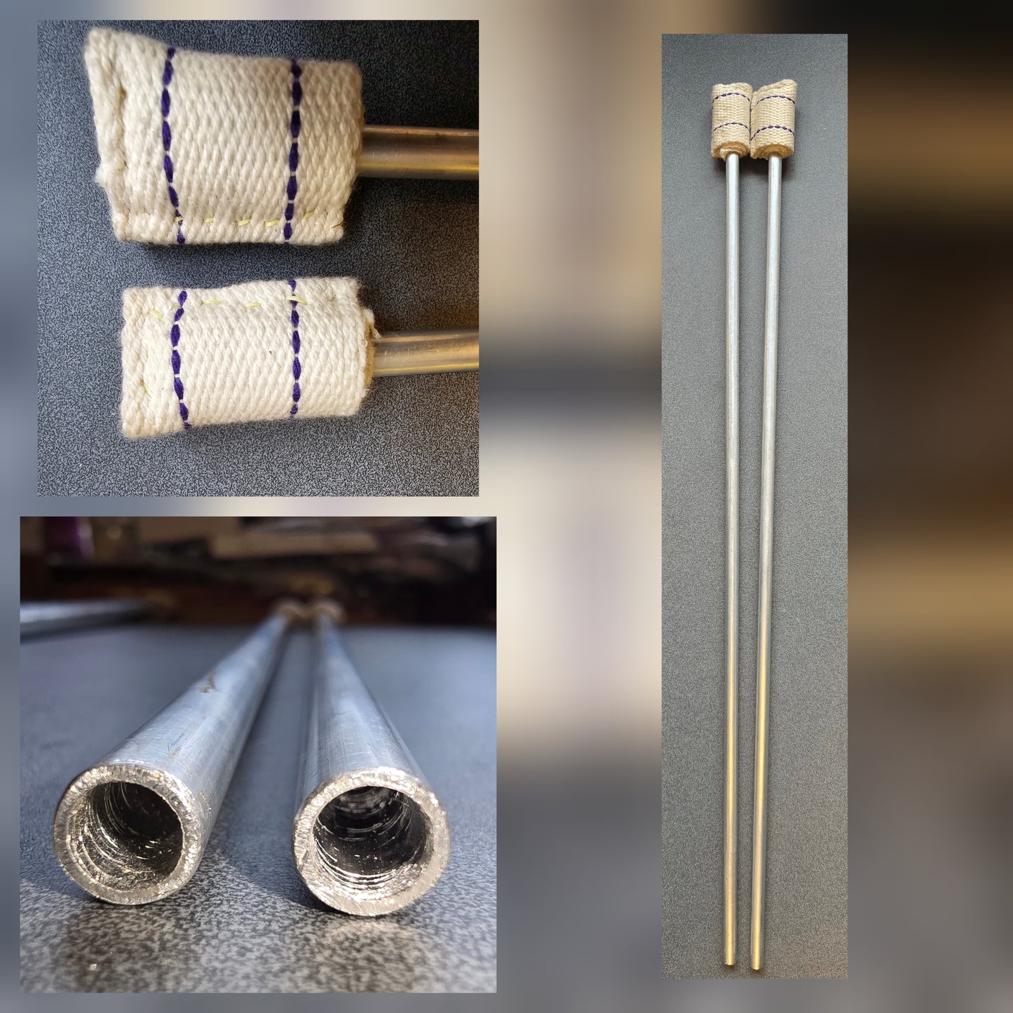 Hollow fire wands (Priced as a pair)